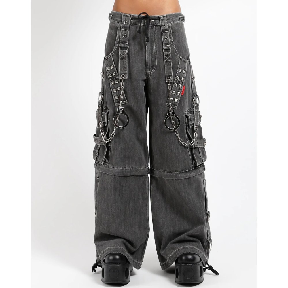 Tripp NYC - Lock up denim Wide leg trousers - Black